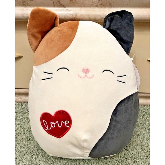 Squishmallows Other - SQUISHMALLOW 14” CAM CALICO CAT 2023 VALENTINE'S DAY PLUSH KELLYTOY NEW